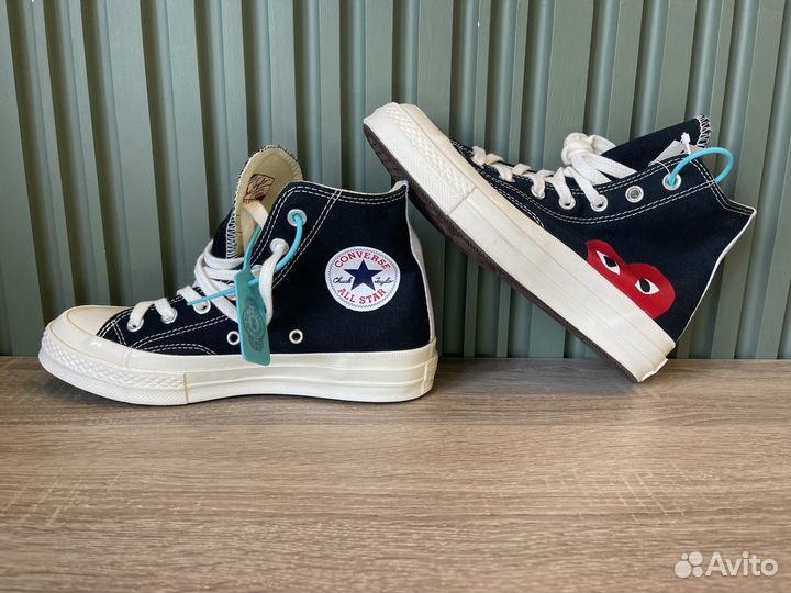 Converse play comme des garcons кеды женские