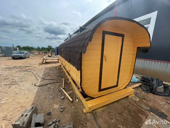 Баня бочка квадро с доставкой