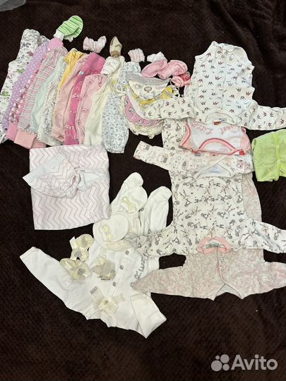 Одежда для девочки размер 56-68 пакетом