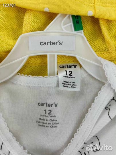 Детский костюм тройка Carter’s 6 9 12 18 24 мес