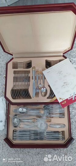 Набор столовых приборов 72 предмет, Швейция, новый