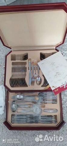 Набор столовых приборов 72 предмет, Швейция, новый