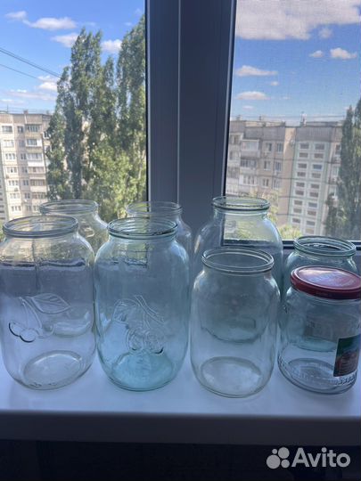 Банки стеклянные 3 л/2 л