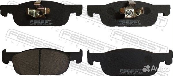 Колодки тормозные передние (С прижимной скобой)