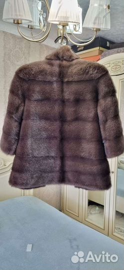 Шуба норковая поперечка