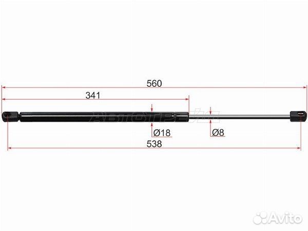 Амортизатор капота