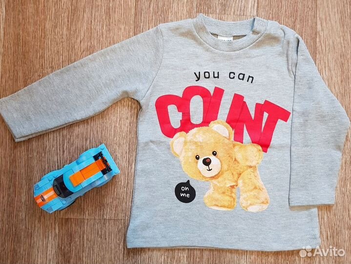 Лонгслив детский на 1-4 года