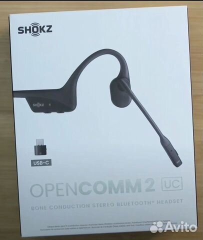 Блютуз наушники Shokz opencomm 2 UC (С100) объявление продам