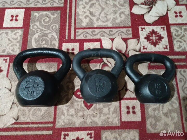 Гири 20 16 12 кг