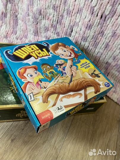 Настольная Игра, шлеп усы