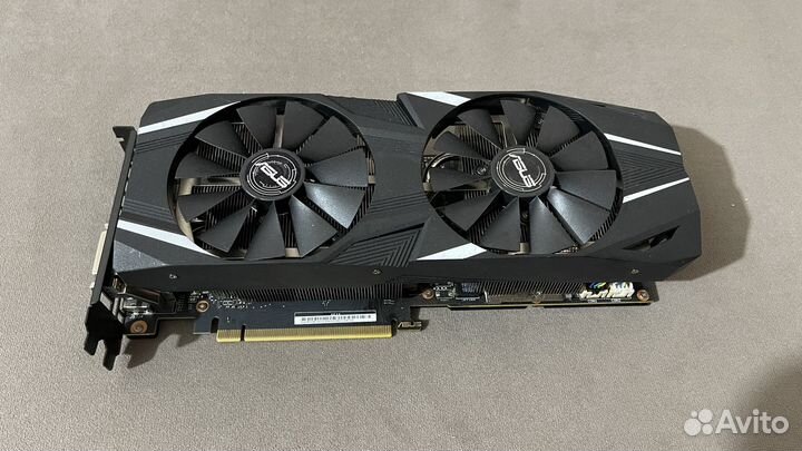 Видеокарта asus dual-RTX2060-O6G