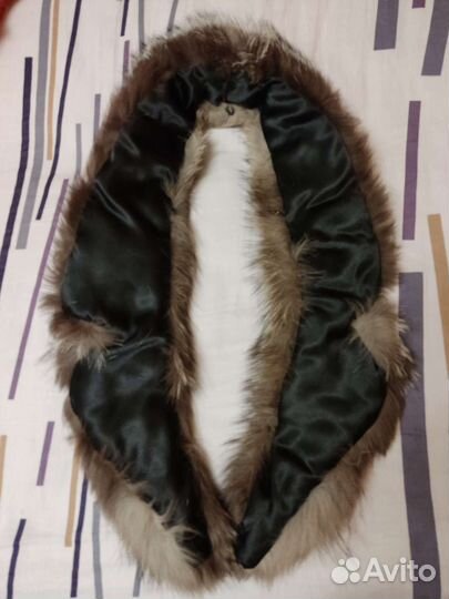 Меховой воротник песец