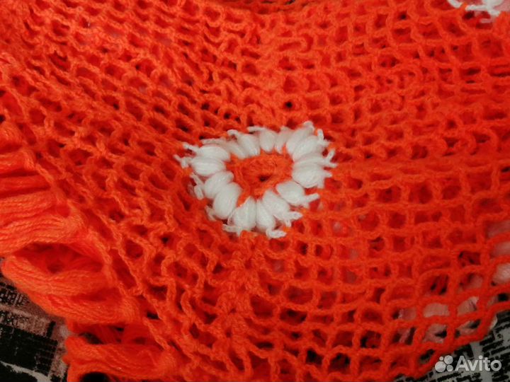 Шаль вязаная крючком
