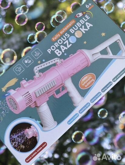 Генератор мыльных пузырей пистолет
