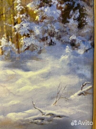 Картина под стеклом. Печать на холсте