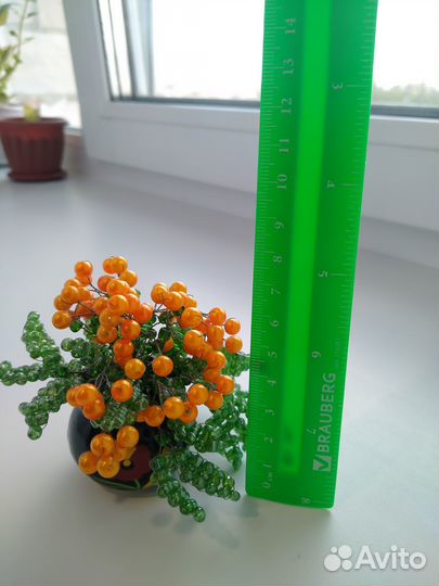 Рябина из бисера