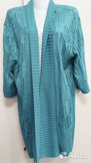 Туника,кардиган вязаный трикотаж 44-46р 52-56р