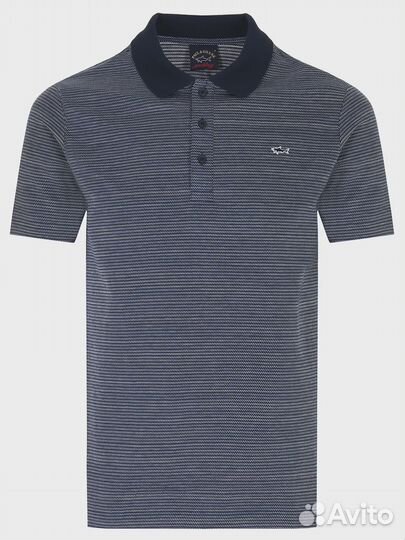 Поло хлопковое Paul & Shark