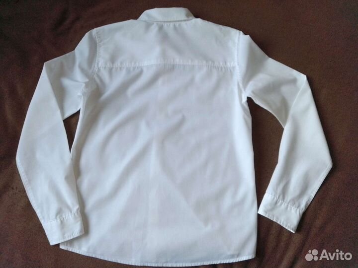 Рубашка белая на 158