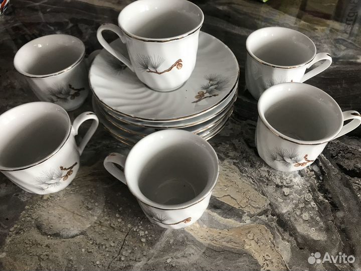 Кофейный набор. Китайский фарфор. новый