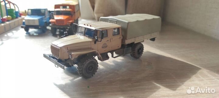 Модели грузовиков Урал, ЗИЛ, камаз в масштабе 1:43