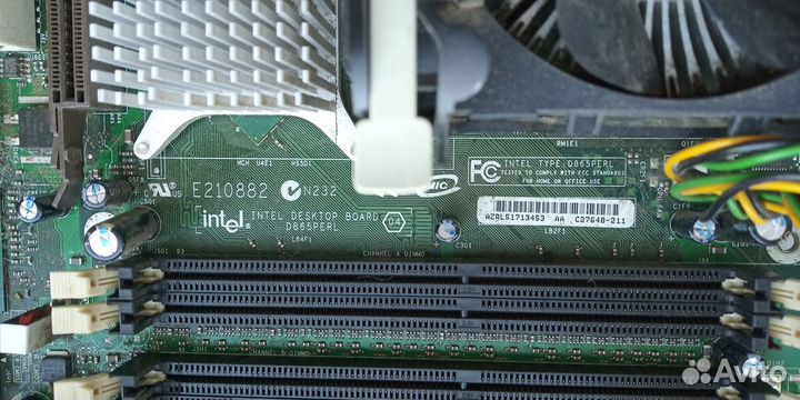 Ретро Материнская плата intel D865perl