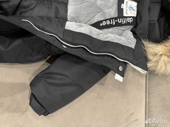 Зимний комбинезон 80 86 черный