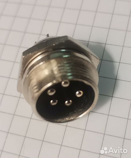 Gx16 на 5 пинов разьем для металлоискателя