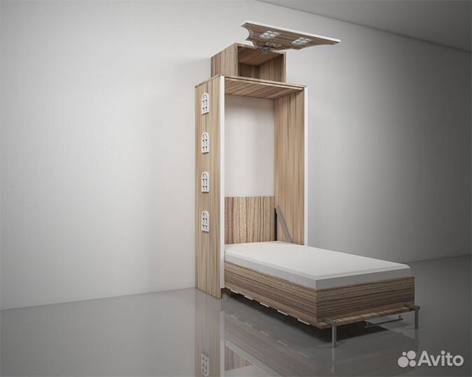 Детская кровать домик шкаф трансформер подъемная