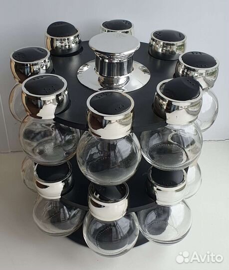 Набор для специй 16 баночек на подставке