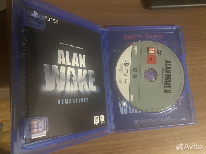 Alan wake 2 ps5 диск