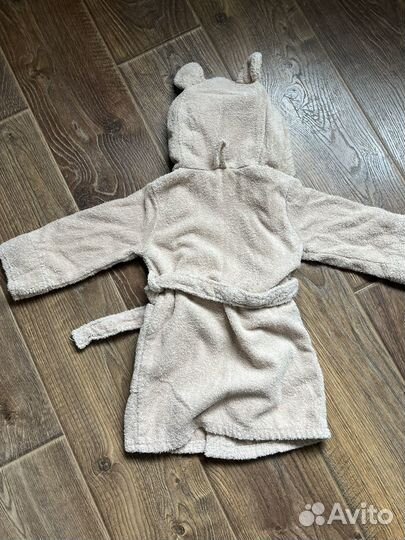 Детский махровый халат мишка