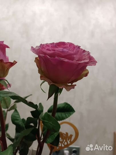 Розы из полимерной глины