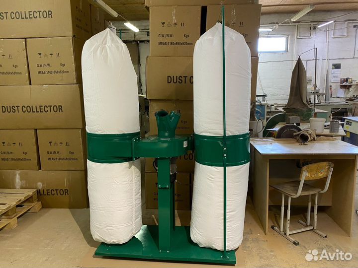 Стружкоотсос-аспирация 1,5кВт с произв 3000 куб/ч