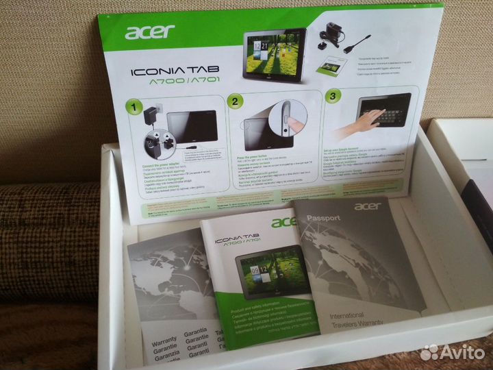 Планшет Acer Iconia Tab A701