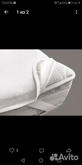 Наматрасник из непромокаемой ткани