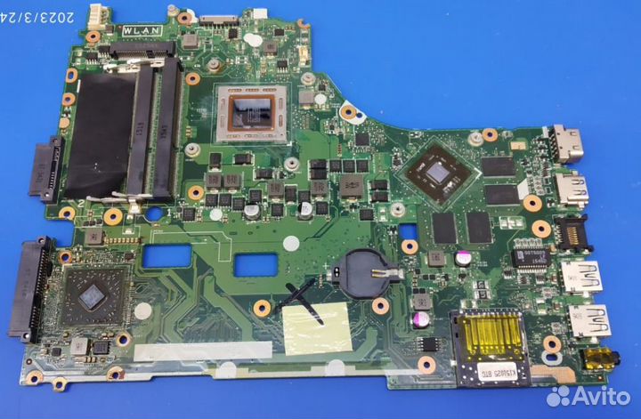 Материнская плата для ноутбука asus X550D не рабоч