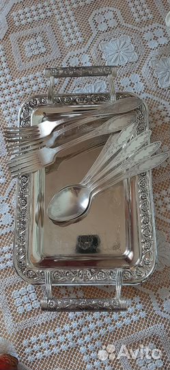 Столовые приборы мельхиор СССР