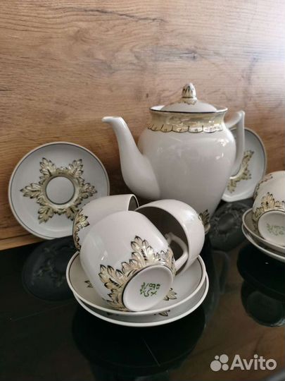 Сервиз кофейный форфоровый СССР