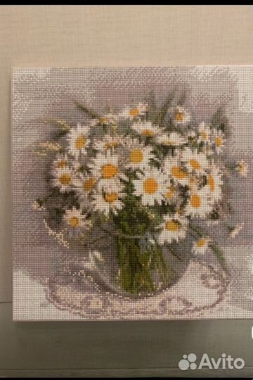 Алмазная мозайка картины и часы