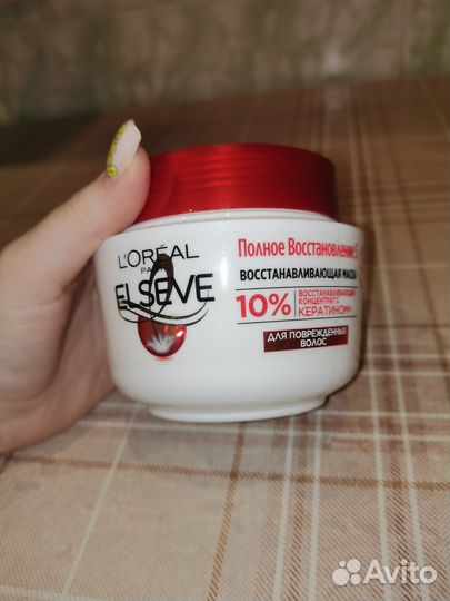 Маска для волос loreal elseve, восстанавливающая
