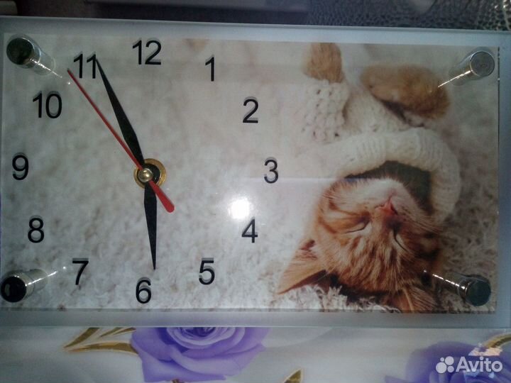 Часы новые, стекло