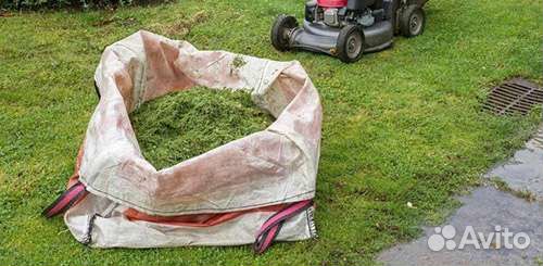 Трава для мульчирования в мешках