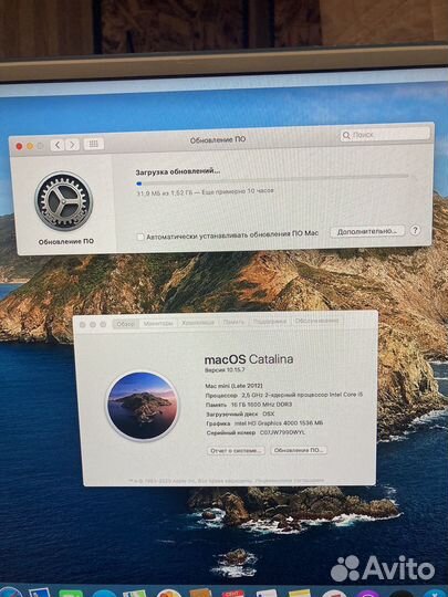 Mac mini Late 2012 (SSD+HDD)