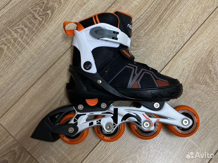 Ролики раздвижные 33-36 размер + защита