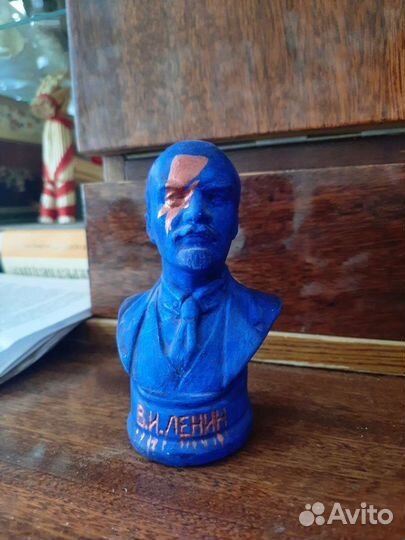 Бюст ленина гипс