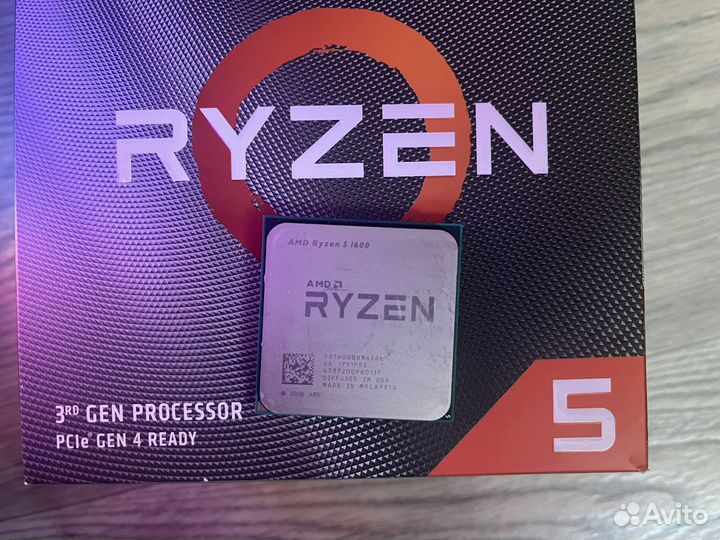 Процессоры Ryzen 5 3600x - 5 1600