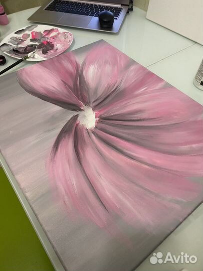 Картина акрилом на холсте