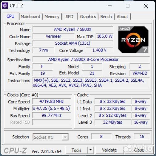 AMD Ryzen 7 5800X