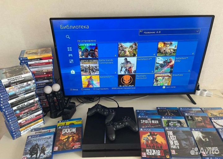 Sony playstation 4 + 120 игр